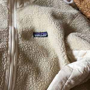 Vintage Patagonia synchilla jacket in cream